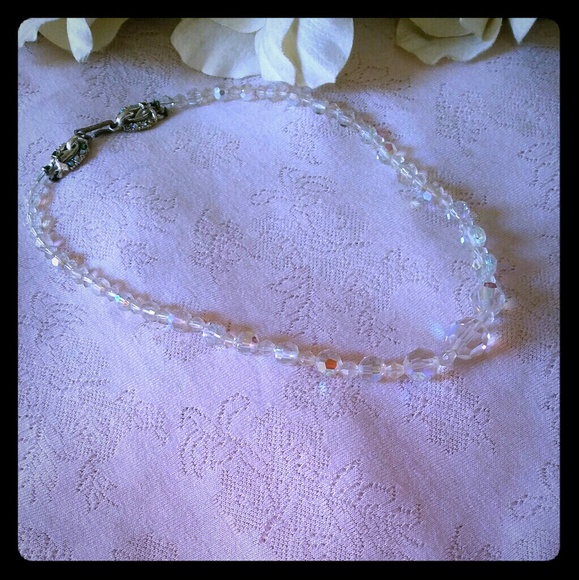 Vintage Lady Ellen Crystal Bead Necklace - Picture 8 of 8